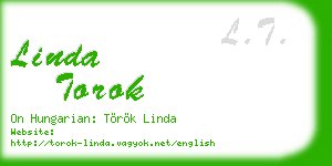 linda torok business card